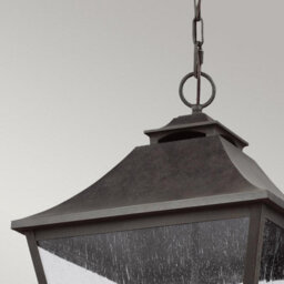Luminosa Lighting Elstead Feiss Galena Outdoor Pendant Ceiling Light Sable, Ip44 - thumbnail 3