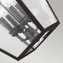 Luminosa Lighting Elstead Feiss Galena Outdoor Pendant Ceiling Light Sable, Ip44 - thumbnail 5