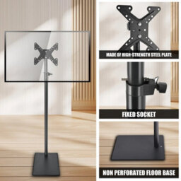 "Universal Height Adjustable Floor Tv Stand With Swivel Mount For 14 To 32"" Tv" - thumbnail 5