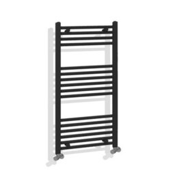 ARKO BATHROOM Arko Towel Radiator, Heated Towel Rails,wall Mounted Ladder Radiators 500X1000mm,black - thumbnail 8