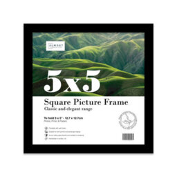 5X5 Black Picture Frame (12.7 X 12.7Cm) Poster, Photo, Artwork, Gallery Wall Or Print - thumbnail 1