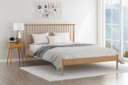 Flintshire Furniture Grosvenor King Size 5Ft Solid Oak Bed Frame - thumbnail 2