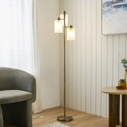 Pagazzi Lighting Pagazzi Kingsholm Antique Brass Floor Lamp - thumbnail 1