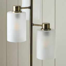 Pagazzi Lighting Pagazzi Kingsholm Antique Brass Floor Lamp - thumbnail 4