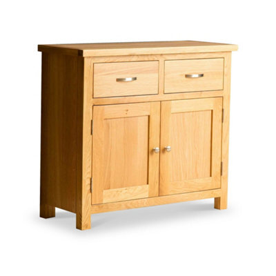 London Oak Small Sideboard Fully Assembled - By Roseland Furniture - image 1