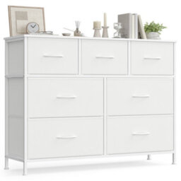 LEDREM Bellah Collection - Chest Of Drawers, Storage Unit, Steel, For Bedroom, Closet, Hallway, Living Room, 7 Drawers, Modern - thumbnail 2
