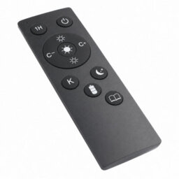 Led Floor Lamp With Remote Control - Black - thumbnail 2