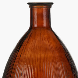 Pacific Lifestyle Tall Vase In Pecan Brown Recycled Glass - thumbnail 3