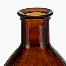 Pacific Lifestyle Tall Vase In Pecan Brown Recycled Glass - thumbnail 6