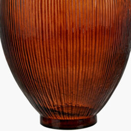 Pacific Lifestyle Tall Vase In Pecan Brown Recycled Glass - thumbnail 4