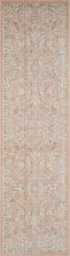 Maia Washable Low Pile Non Slip Blossom Traditional Area Rug - Coral, 60 X 220 Cm (Runner) - thumbnail 6