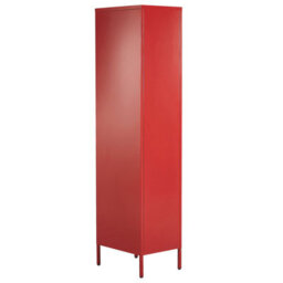 Beliani  Storage Unit Frome Metal Red - thumbnail 6