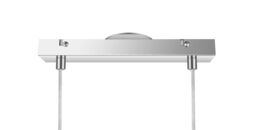 GoodHome Rothwell Bar Clear Chrome Effect 3 Lamp Led Pendant Ceiling Light - thumbnail 7