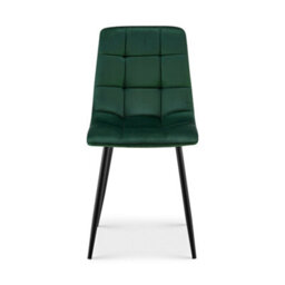 Bravich Zurich Velvet Embossed Dining Chair - Green - thumbnail 5