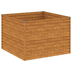 Berkfield Garden Raised Bed 100X100X69 Cm Corten Steel - thumbnail 2