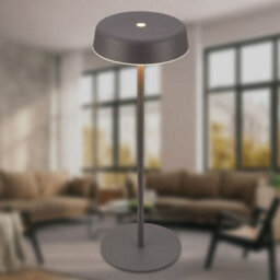 Briloner Led Table Lamp Rechargeable Light Dimmable Cordless Touch Ip44 Outdoor Anthracite - thumbnail 2