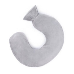 Livivo Neck And Shoulder U Shaped 1L Hot Water Bottle With Soft Removable Washable Grey Fleecy Cover For Pain Relief - thumbnail 8
