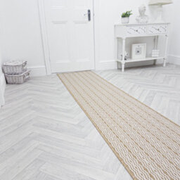 Cable Indoor/outdoor Hallway Runner Rug - Durable, Reversible & Hardwearing Carpet For Home Or Garden - thumbnail 3