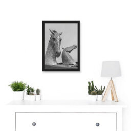 Artery8 Fines Kelpies Horse Sculptures Falkirk Scotland Wall Art Print - A4 Size - thumbnail 2