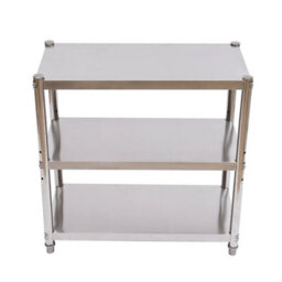 Stainless Steel Work Table Commercial Catering Table Kitchen Prep Table 80X40Cm - thumbnail 4