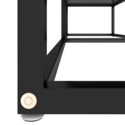 Berkfield Tv Cabinet Black 140X40X40.5 Cm Tempered Glass - thumbnail 5