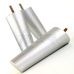 L&F Wood Legs Silver 160mm High Set Of 4 Angled Replacement Furniture Feet Settee Chairs Sofas Footstools M8 - thumbnail 5