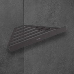 Hansgrohe Addstoris Corner Shower Caddy Shelf Matt Black - 41741670 - thumbnail 3