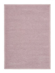 Cable New Blush Plain Handmade Wool Modern 20mm Thick Easy To Clean Rug For Bedroom, Living Room By Origins-160Cm X 230Cm - thumbnail 4