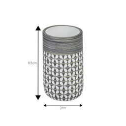 Showerdrape Ravello Bathroom Accessory Set - Soap Dish & Tumbler - thumbnail 4
