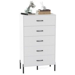 Wooden Storage Organizer With Deep Drawers White - thumbnail 1