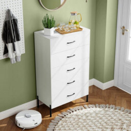 Wooden Storage Organizer With Deep Drawers White - thumbnail 5