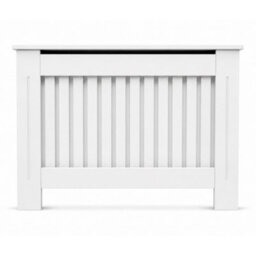 Caecus Blinds Radiator Cover Painted White W1520 X D190 X H815 mm - thumbnail 2