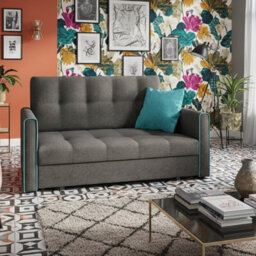 Viva Bis Iii Armchair With Sleep Function And Storage Grey With Turquoise - thumbnail 3