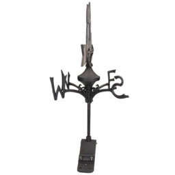 AB Tools Horse / Mare Farrier Weather Vane Vain Ridge Mount House Roof Cast Iron Shoe - thumbnail 2