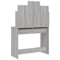 Vidaxl Dressing Table With Mirror Grey Sonoma 96X39X142 Cm - thumbnail 7
