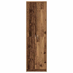 Walplus Wardrobe With Shelf Old Wood 55 X 25 X 189 Cm Engineered Wood - thumbnail 6