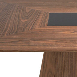 Angel Cerda Elegant Square Walnut Dining Table For Modern Homes - thumbnail 4