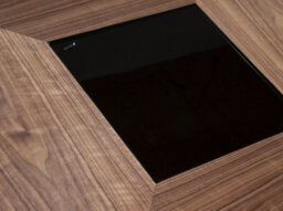 Angel Cerda Elegant Square Walnut Dining Table For Modern Homes - thumbnail 6