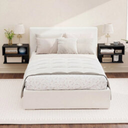 2 Pcs Floating Nightstand Modern Wall Mounted Bedside Table With Storage Shelves - thumbnail 3