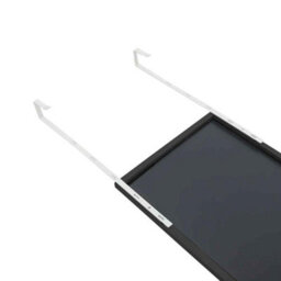 Black Metal Frame 28X 78Cm  Over The Door Full Length Mirror, Bedroom And  Bathroom - thumbnail 3