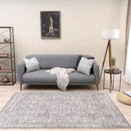 The Rugs Montana Grey Cream Oriental Area Rug And Runner Soft Durable Pet Friendly Easy To Clean Living Room Bedroom 3716Gc - thumbnail 7