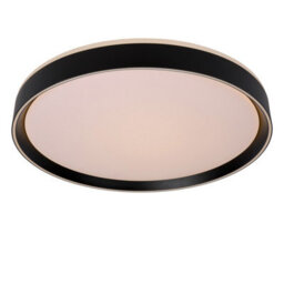 Lucide Nuria Modern Flush Ceiling Light 50Cm - Led Dim. - 1X36W 2700K - 3 Stepdim - Black - thumbnail 5
