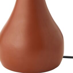 GoodHome Tertrez Conical Matt Terracotta Table Lamp - thumbnail 5