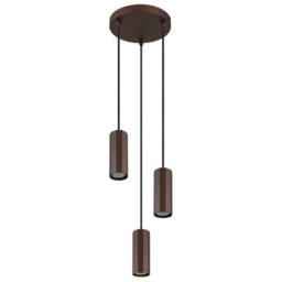 Luminosa Lighting Luminosa James Cluster Pendant Ceiling Light Bronze Colored Matt 3X Gu10 - thumbnail 2