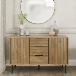 Gfw Nervata Sideboard Oak/black - thumbnail 1
