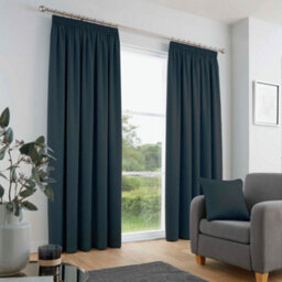 Fusion Galaxy Pair Of Light Reducing Thermal Effect Pencil Pleat Curtains - thumbnail 1