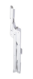 Safetots Deluxe Putaway Folding Wooden High Chair, White, Highchair For Baby And Toddler, Pre-Assembled - thumbnail 3