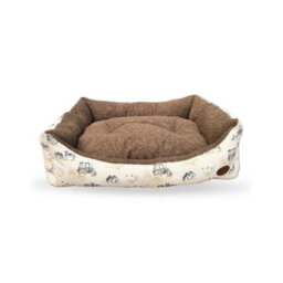 Farmyard Medium Rectangle Dog Bed Reversible Machine Washable Pet Bed 76 Cm Snug & Cosy Pets - thumbnail 4