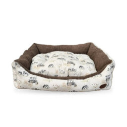 Farmyard Medium Rectangle Dog Bed Reversible Machine Washable Pet Bed 76 Cm Snug & Cosy Pets - thumbnail 1