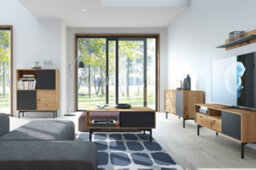 Abakus Direct Flow Collection Sideboard 102Cm In Natural Oak - thumbnail 2